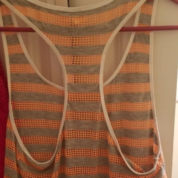 mesh racer back long tank - Picture 2 of 3
